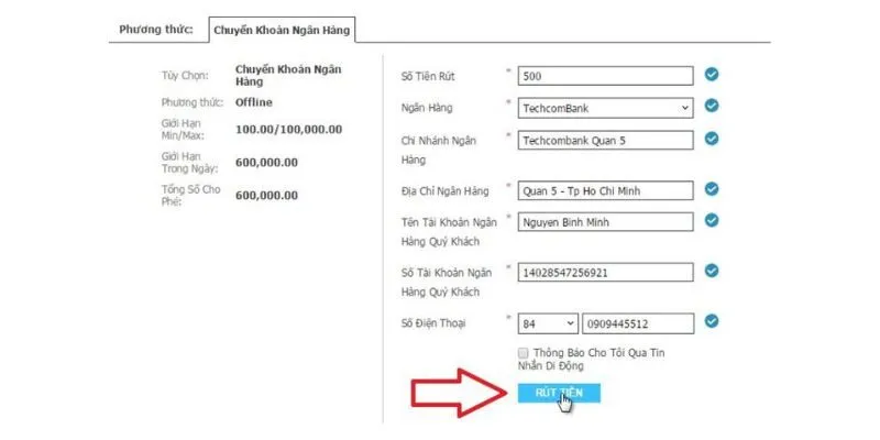 Rút tiền WW88 Rút tiền WW88
