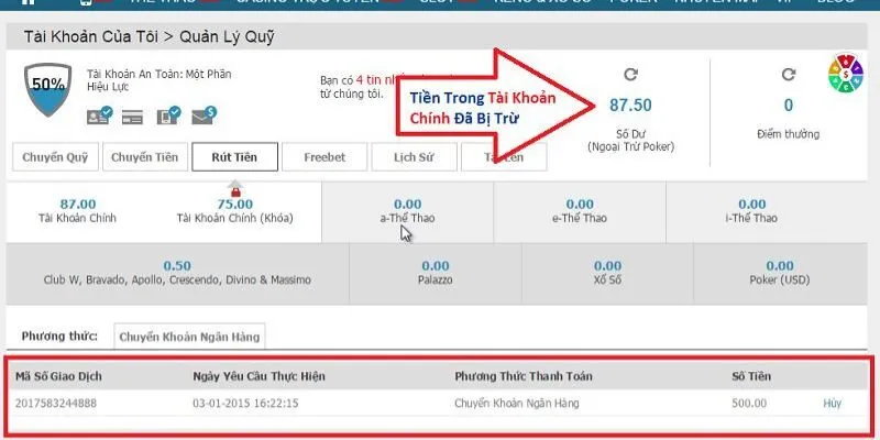 Rút tiền WW88 Rút tiền WW88